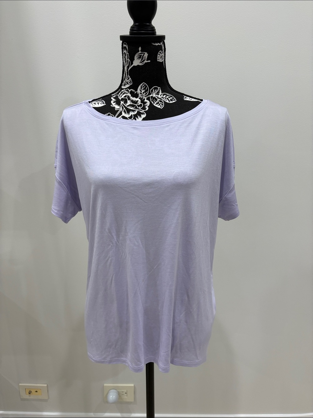 Eileen Fisher lilac top size medium